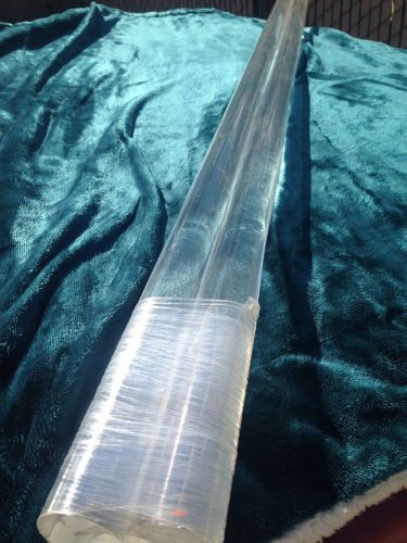 2 Acrylic Round Rod (CAST) - Clear - 72&#034; x 1-5/8&#034; Diameter