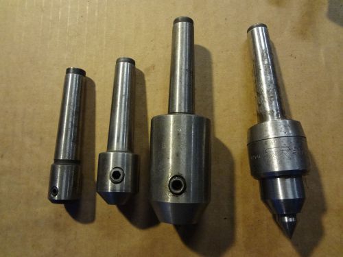 Endmill Holders MT2 &amp; Live Center Lathe Mill Lot Atlas Myford South Bend 2MT M2