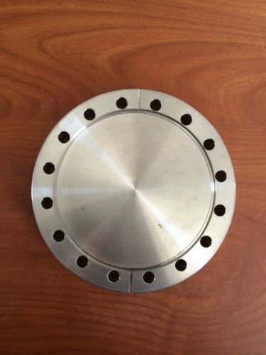 High vacuum Research Chamber 6&#034; CFF Blank Flange Varian MDC Nor-Cal Huntington