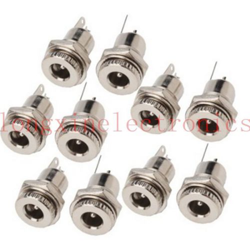 5pcs Copper 5.5mm 2.5mm Female DC Socket JACK Power Plug connector