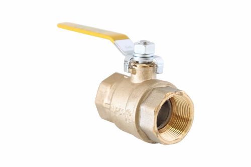 1 1/4&#034; Inch Full Port Brass Ball Valve Lead Free FIP x FIP