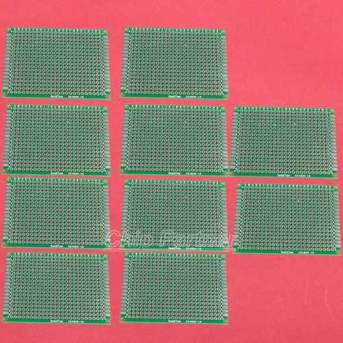 10pcs Universal Double Side Board PCB 5x7cm 1.6mm DIY Prototype Paper PCB