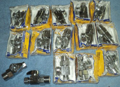 NEW~QTY/Lot of (15) Brasscraft Chrome 1/4 Turn Stop Valves G2PR14X C