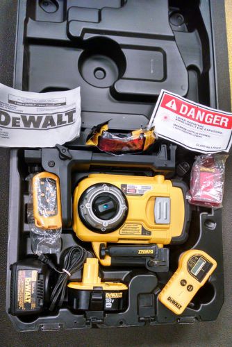 Dewalt DW079 self levelling rotary laser level.