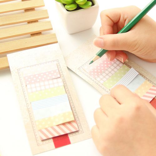 Mini Cute Sticker Post Bookmark Point It Marker Memo Flags Sticky Notes JG