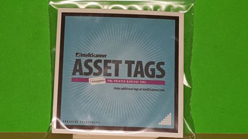 250 Intelliscanner Asset Tags ~ NEW