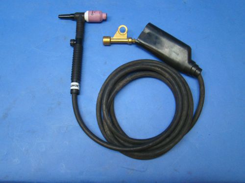 Miller weldcraft wp-17f tig welding flex head with a black 12&#039; 8&#034; hose for sale