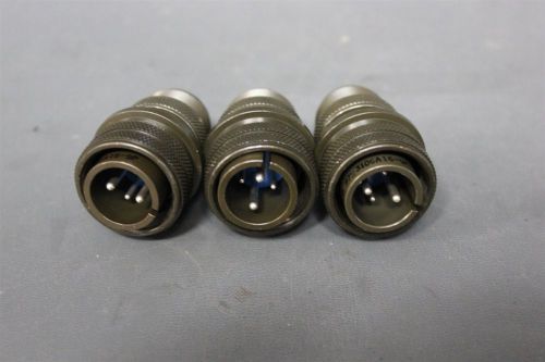 3 NEW AMPHENOL MIL SPEC CIRCULAR CONNECTORS MS3106A16-9P (C1-3-61B)