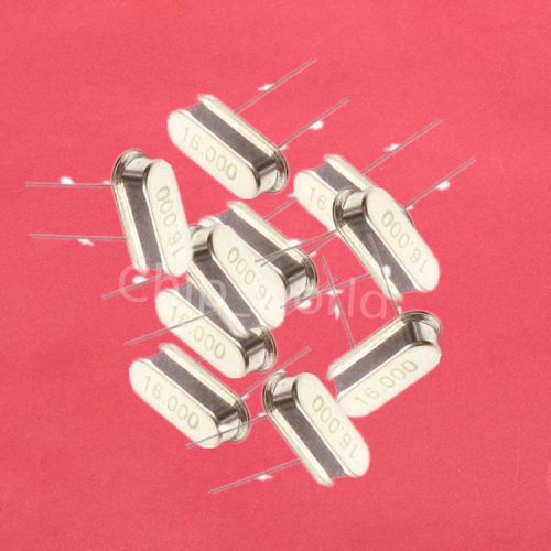 10pcs 16mhz 16.000mhz 16m hz crystal oscillator hc-49s for sale