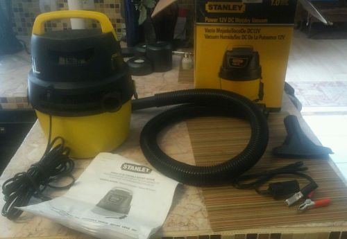 Stanley Wet/Dry Vac Vacuum Cleaner 12 Volt DC-1 Gallon-2 HP