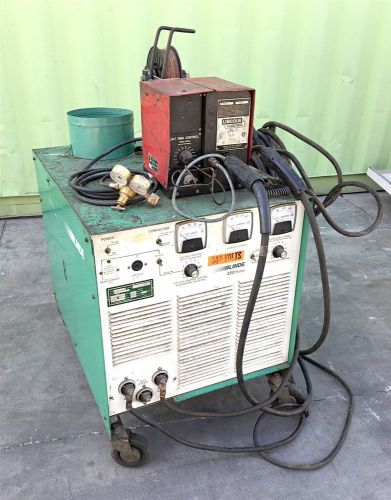 Linde 450 pulse 450 amp mig welder + with lincoln ln-7 feeder &amp; gun for sale