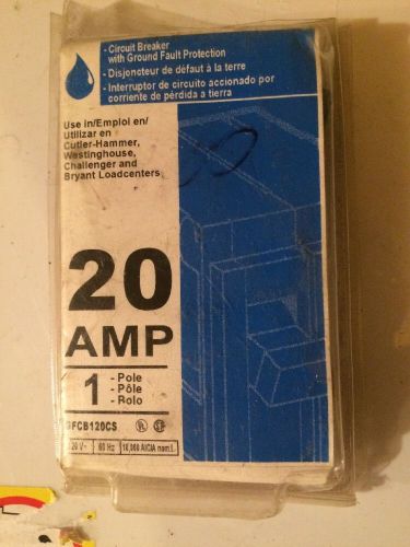 Eaton 20Amp/120volt Cutler Hammer GFCI Circuit Breaker CHFGFT120CS