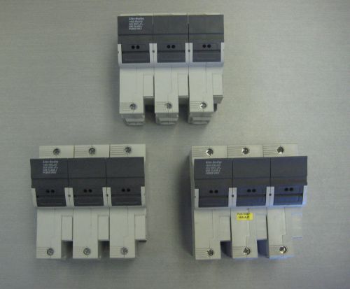 Allen Bradley 1492-FB3J30 Fuse block/holder 30A 600v *LOT OF 3*