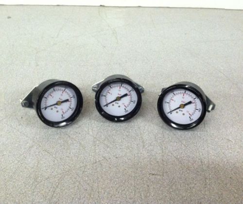 QTY3 Lot Star Instruments Pressure Test Gauge 0 - 300 PSI 0 -20 bar