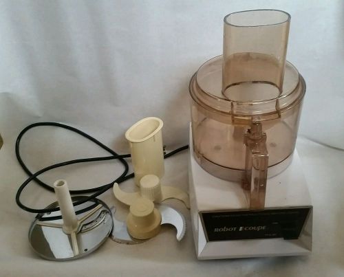 ROBOT COUPE RC2B Commercial Food Processor + Attachments Chef Cuisine vintage