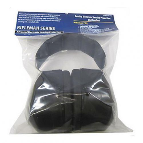 Pro ears rifleman p30 ear muff hearing protectors nrr 30 db black rf-p30 rf-p30 for sale