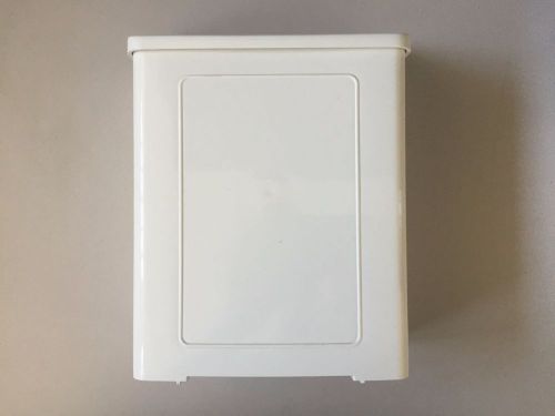 sanitary napkin disposal plastic white