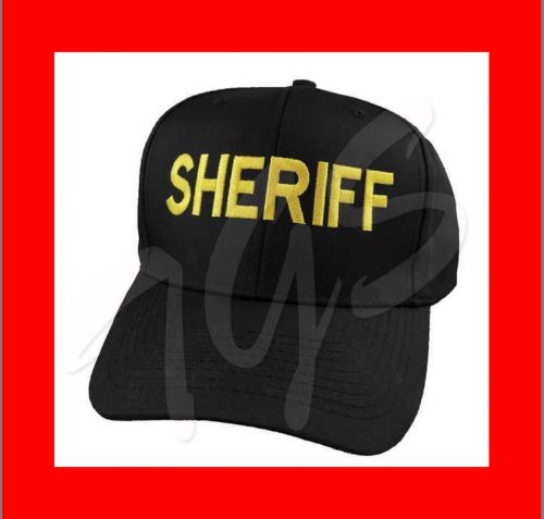 Heros pride 6785 sheriff hat, brim, black, universal free shipping! for sale