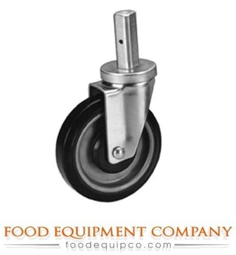 Win-holt 753 swivel plate caster with 5 x 1-1/4&#034; rubber wheel for sale