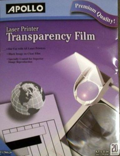 Apollo Laser Printer Transparency Film