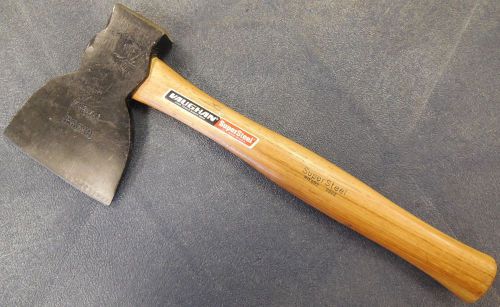 VAUGHAN SB2 28oz. Supersteel Broad Hatchet w/ 15&#034; Hickory Handle, USA