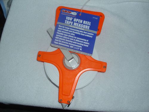 GRIP 100 Foot open reel tape measure