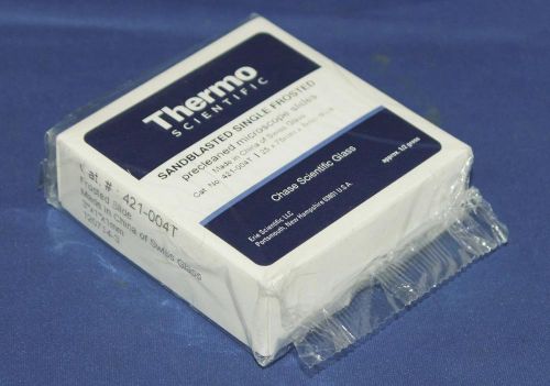 Thermo 421-004T Sandblasted Single Frosted Microscope Slide 1mm Thick 25 x 75mm