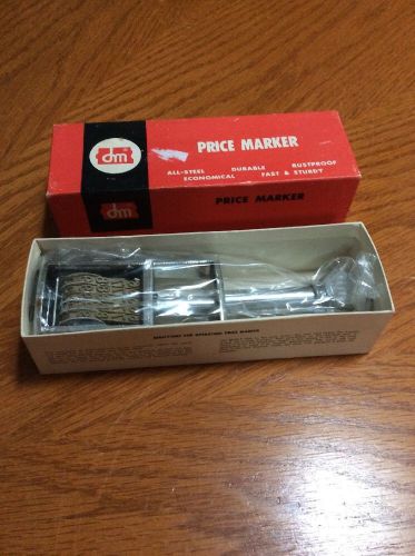Vintage DRI Marks Products ~ DM ~ Price Marker ~ New in Box