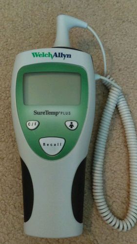 Welch Allyn SureTemp Plus 690 Thermometer With Probe Nice Used Ship with Trackin