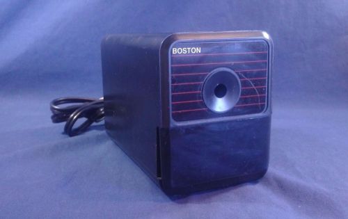 VTG Boston Model 18 Electric Pencil Sharpener Black TESTED! WORKS GREAT!!!