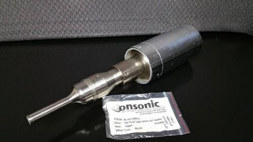 Branson Ultrasonics Converter Sonicator Horn Used for LIF Manufacture &amp; 1 Spare