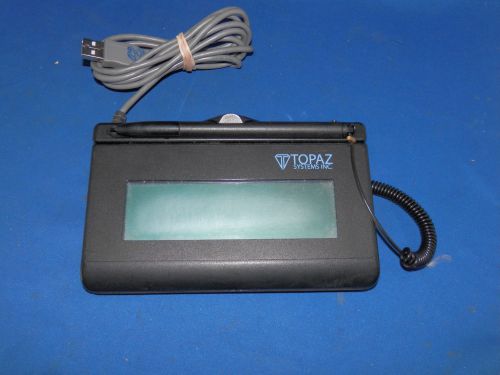 Topaz SigLite Signature Capture Reader Pad 1x5 Backlit LCD T-LBK460-HSB-R