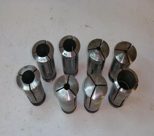 7 hardings collets 1 buck collet 5 c 51/64 7/8 29/32 1 1/8 13/64 1/4 7/64 11/32