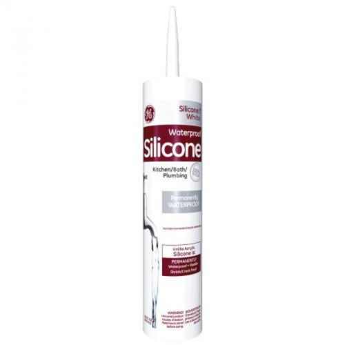 Silicone Bathroom Caulk White GE SEALANTS Adhesive Caulk 712