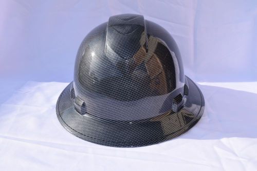 Pyramex Ridgeline Wide Brim HardHat Carbon Fiber Gloss #55 scratch and dent