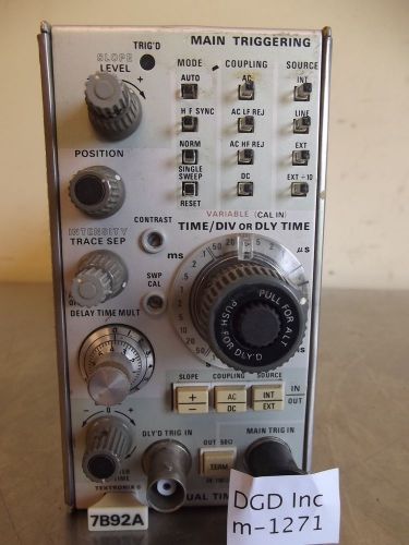 Tektronix 7B92A Dual Time Base-m1271