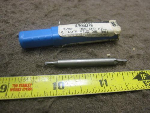 2 FLUTE STUB DOUBLE BALL END MILL HSS