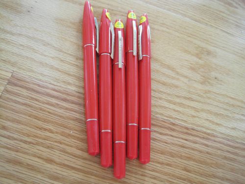 Lot 5 Sanford Expresso Fine Point Pen- Orange Markers