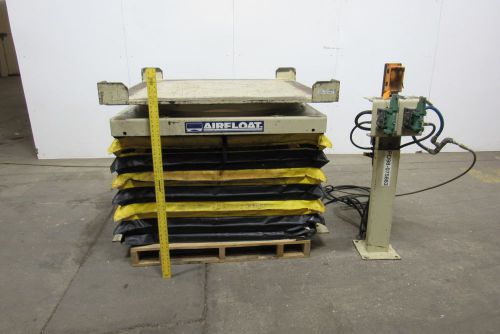 AIRFLOAT R6A-01 4000Lb. Cap. Pneumatic Lift &amp; Rotate Table 15-36&#034; Ht. 50&#034;Sq. Top