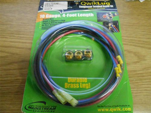 Nos qwiklug qt2910 compressor terminal repair kit 10 gauge, 4-foot for sale