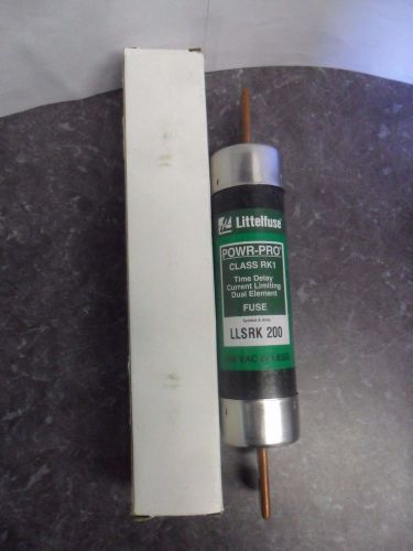 New Littelfuse LLSRK 200  Amp Fuse Bussmann LPS-RK-200SP 600 Volt NIB