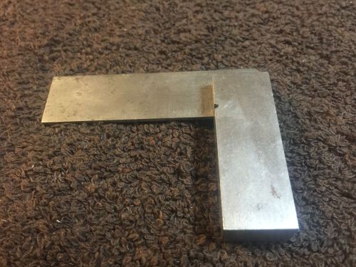 VINTAGE 2&#034; UNMARKED MACHINEST SQUARE