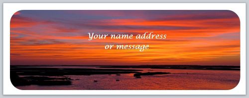 30 Personalized Return Address Labels Scenic Buy 3 get 1 free (bo867)