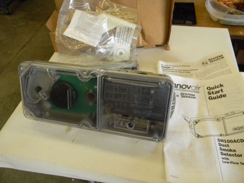New innovair low flow smoke detector dh100acdclp 120/240vac 24vdc/vac    1a3 for sale