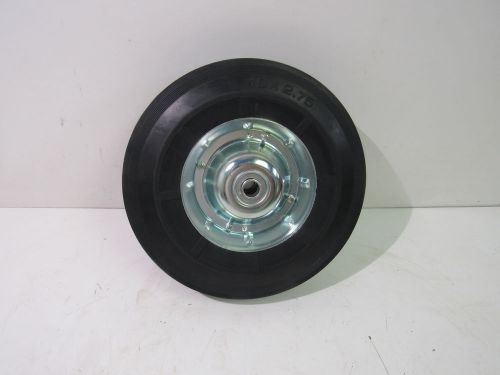 SOLID HAND TRUCK TIRE 10&#034;X2.75&#034; W/STEEL RIM 5/8&#034; BALL BEARING BORE ***NEW***