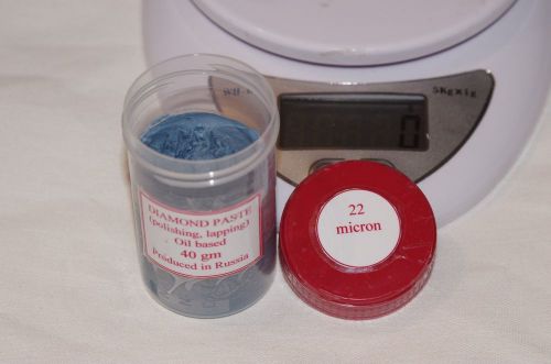 Diamond polishing and lapping paste 22.0 micron 40 gram