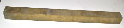 Huge brass bar 25-3/4&#034; x 2&#034; square for sale