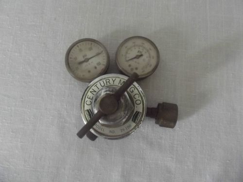 Century Model # 12-100 torch gas regulator gauges oxygen, Steampunk