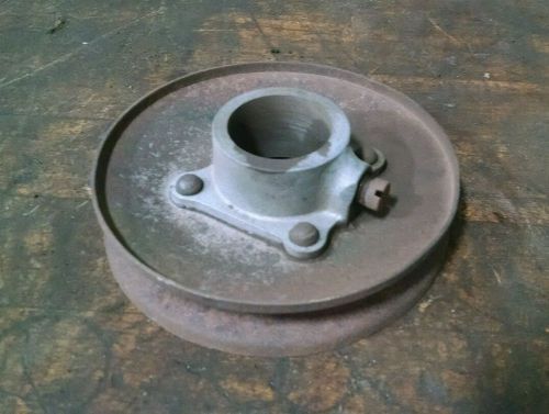 Antique Vintage Stationary Single Cylinder Maytag Engine Flywheel Belt Pulley