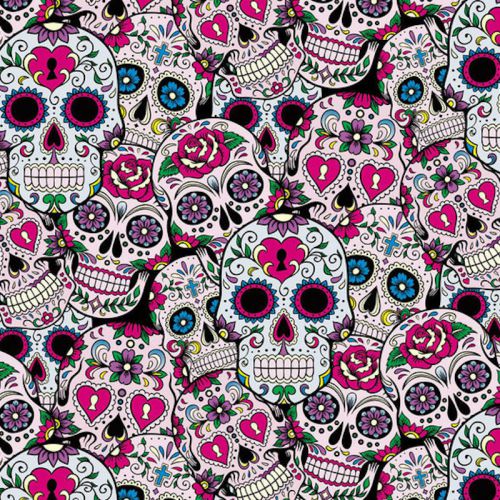 HYDROGRAPHIC WATER TRANSFER HYDRODIPPING FILM SUGAR SKULLS 1 METER FILM